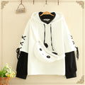 Women’s Two-Piece Fleece Hoodie, Casual Fall/Winter