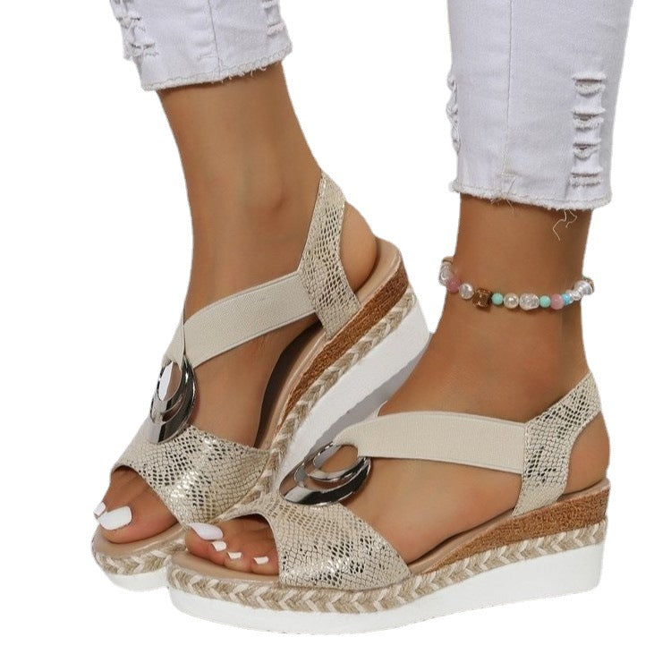 2022 Summer New Women's Wedge Sandals Size 42