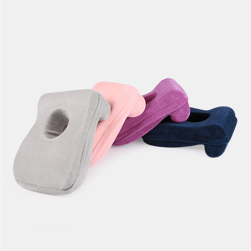 Solid Color Simple Nap Pillow for Sleeping
