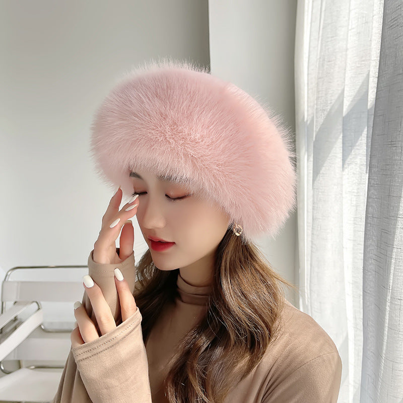 2023 Winter Faux Fur Fox Fur Warm Hat Collection