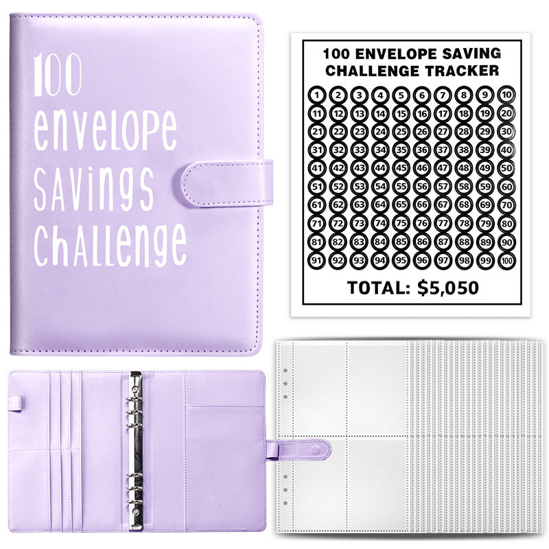 100 Envelope Challenge Notebook for Couples' Savings
