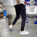 2023 Summer Ice Silk Men’s Casual Pants with Pockets