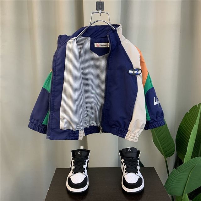 Autumn Spring Baseball Jacket for Kids 2-12 Years