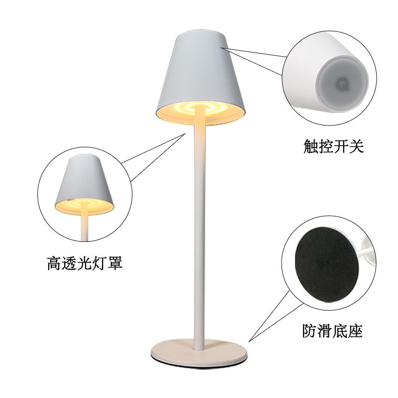 LED Creative Vintage Table Lamp with USB Charging