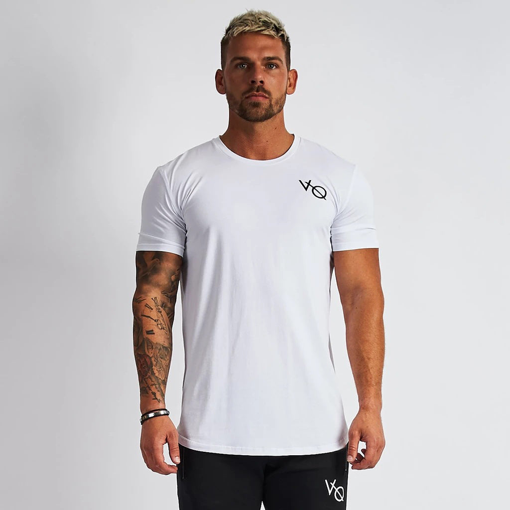 2022 Men's Muscle Fitness Cotton T-Shirt for Running
