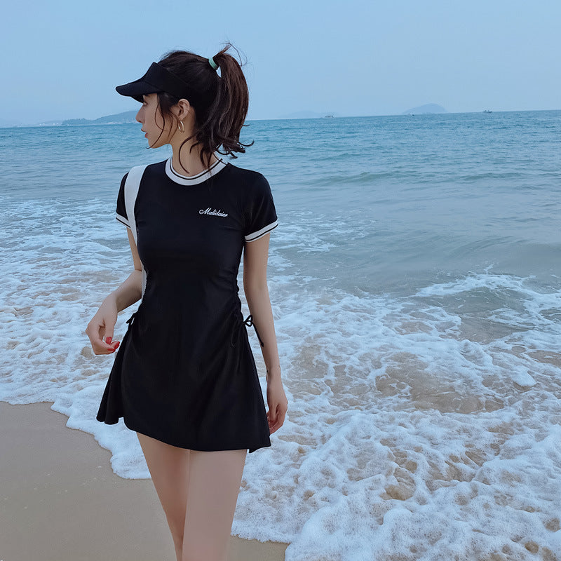 2024 Women's Two-Piece Swimwear Skirt Style Sporty
