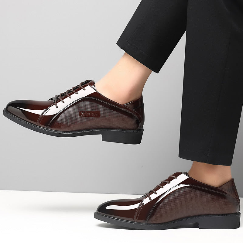 Men's Black Casual Leather Shoes - 2023 Spring/Fall Style