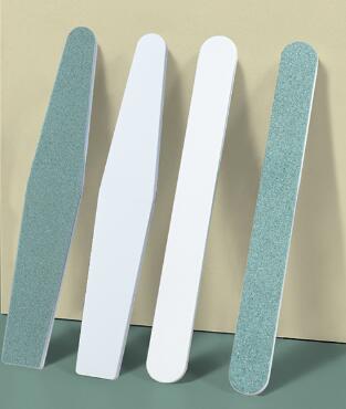 Green and White Nail Buffer Polishing Tool Set