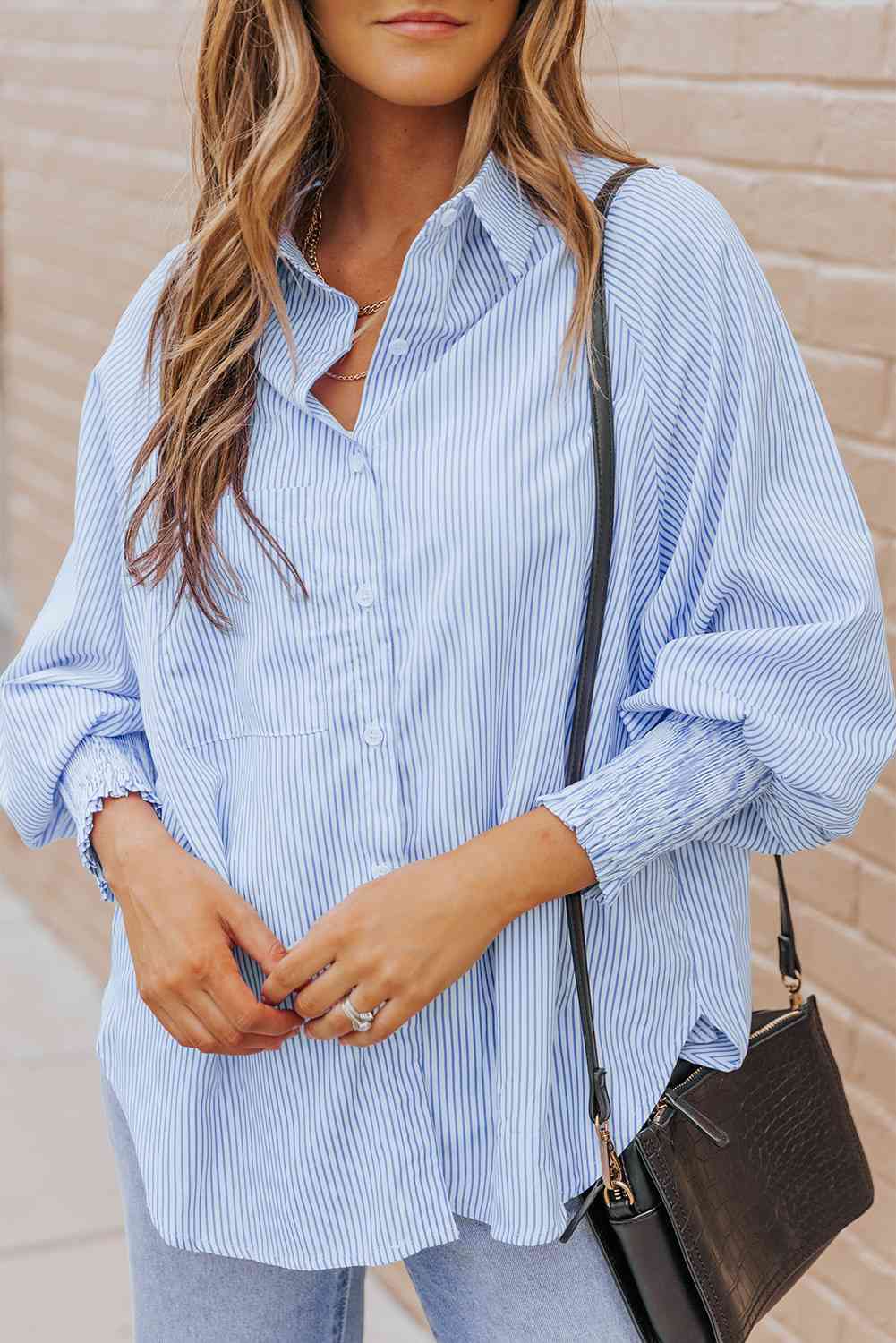 Fernanda Lantern Sleeve Shirt-