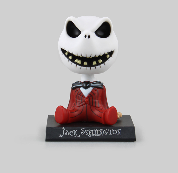 "Bobblehead Jack Car Figurine Toy"