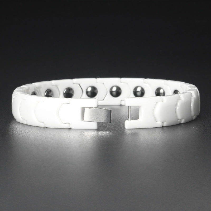 Korean Smooth Ceramic Magnetic Fashion Bracelet (Couples)