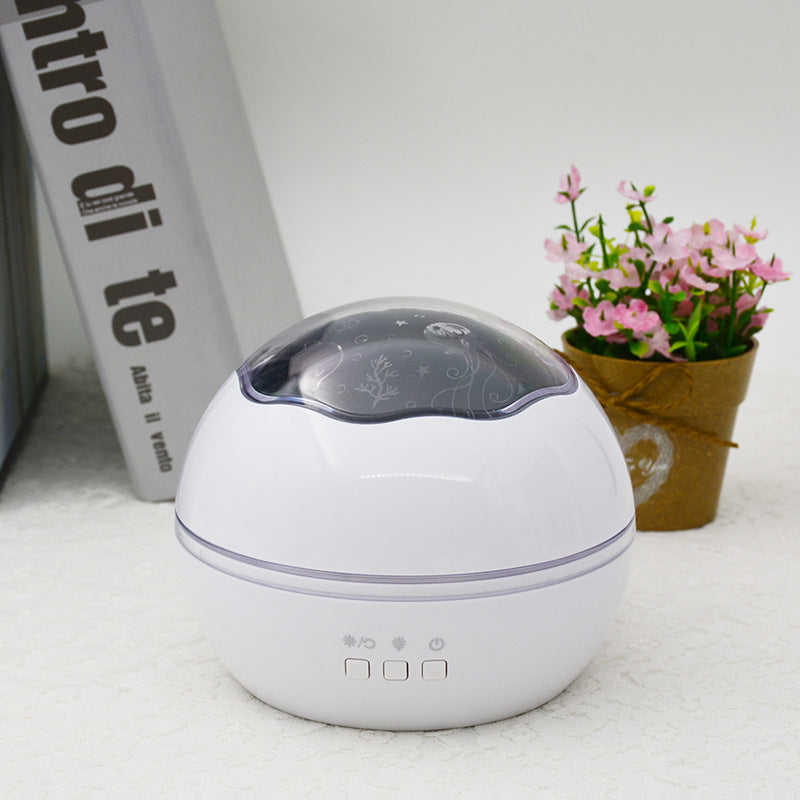 Rotating Night Light Projector for Kids' Bedroom - Blue