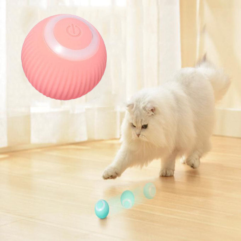 Automatic Rolling Ball for Intelligent Cat Play