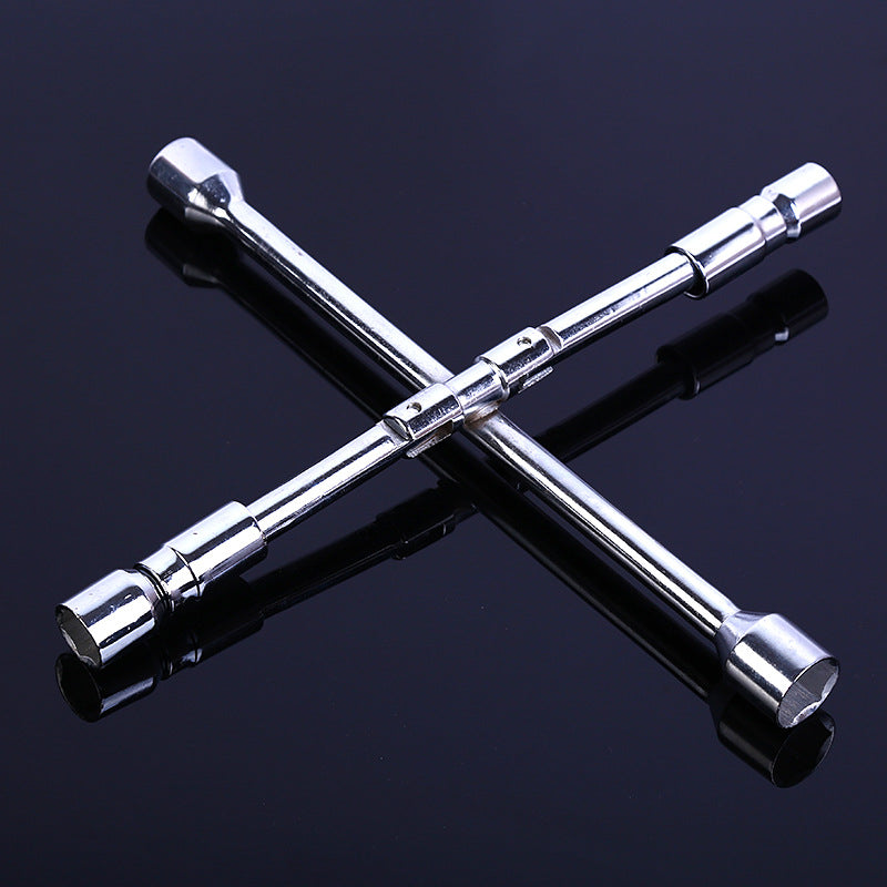 Portable Folding Cross Socket Wrench Tool