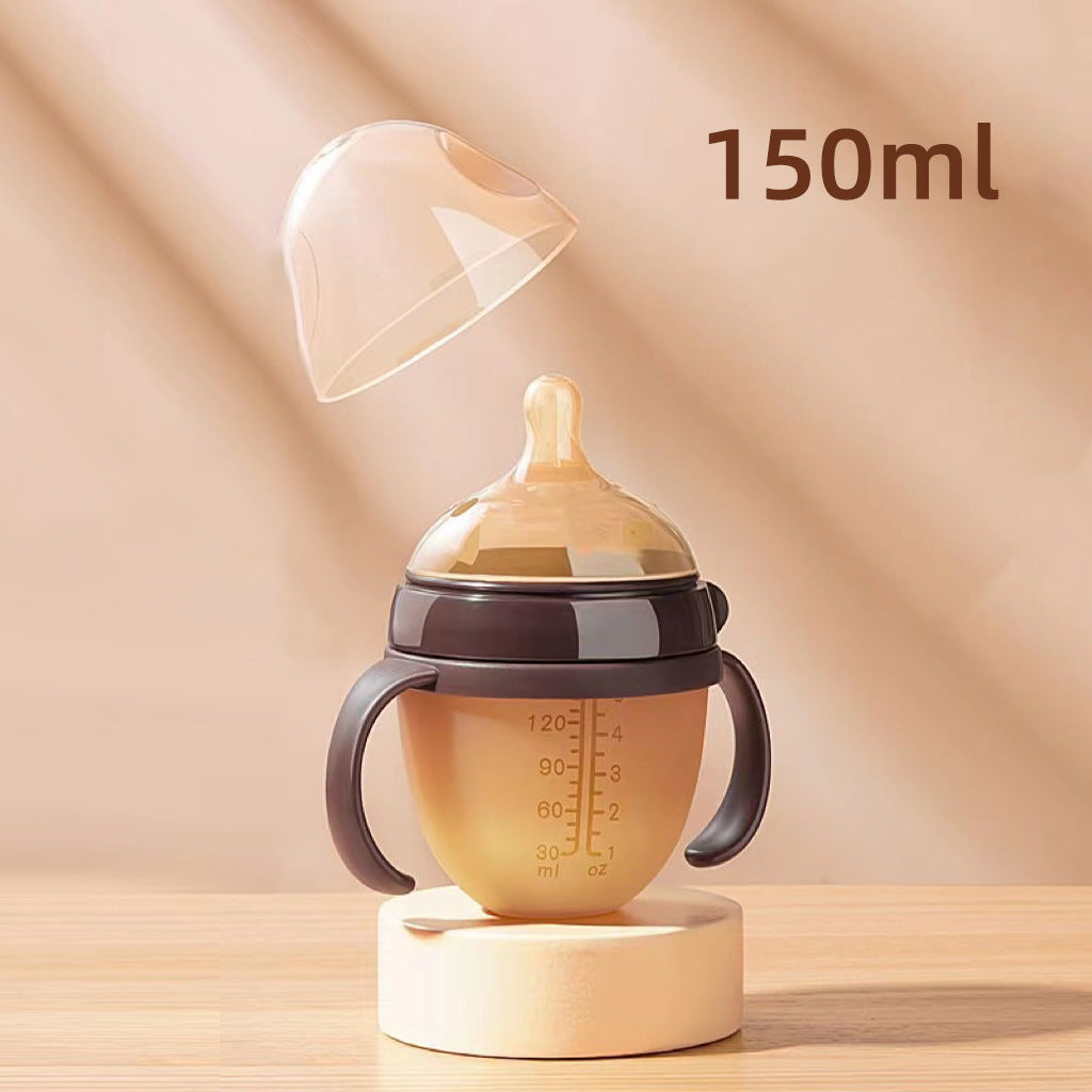 Nano Silver Silicone Baby Bottle for Weaning