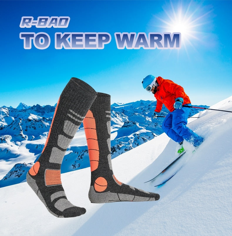 Over The Knee Wool Hiking Socks for New Adventures