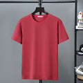 Spring Men's Round Neck Loose Plus Size T-shirt