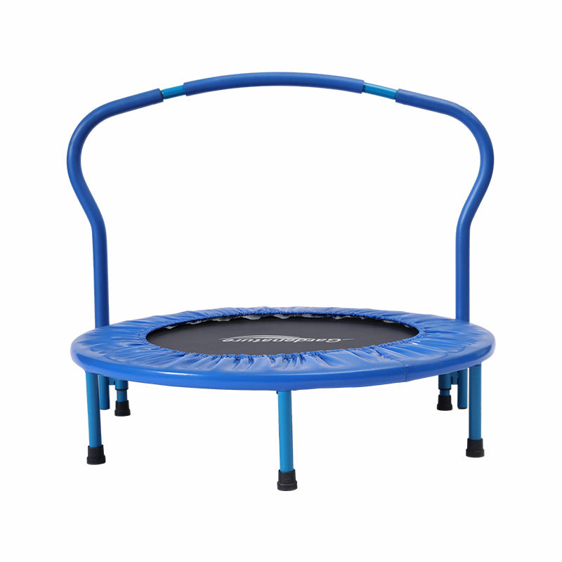 36-Inch Indoor Trampoline with Handrails for Kids