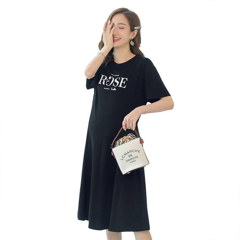 2020 Summer Korean Style Maternity Dress (Short Sleeve)