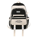 Macaron Color Double Shoulder Backpack for Students