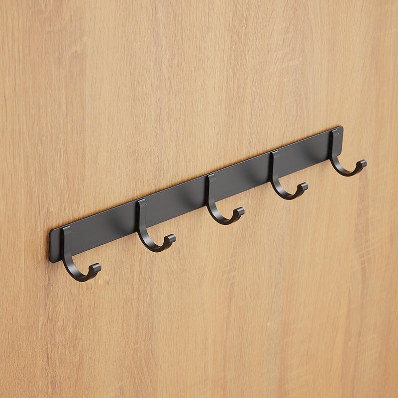 No Punching Aluminum Bathroom Coat and Towel Hook
