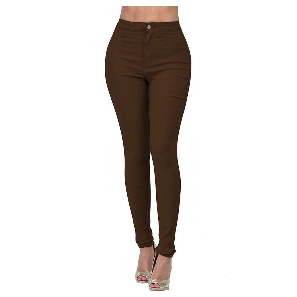Direct Wholesale Women's Stretch Denim Pants in Various Colors
