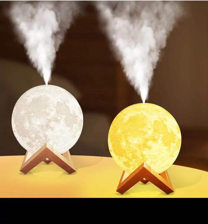 Moon Lamp Humidifier - Creative Indoor Night Light