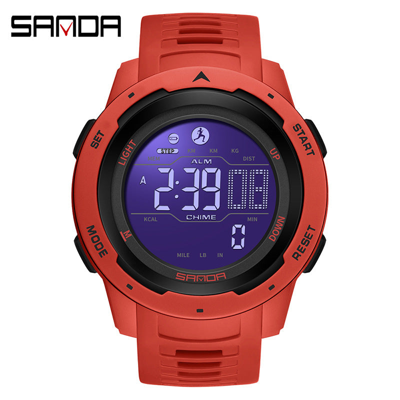 Multifunctional Waterproof Pedometer Sports Watch 2145