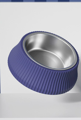 Large Stainless Steel Anti-Tipping Dog Food Bowl