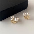 French-style Pearl Earrings - Vintage Luxury Design