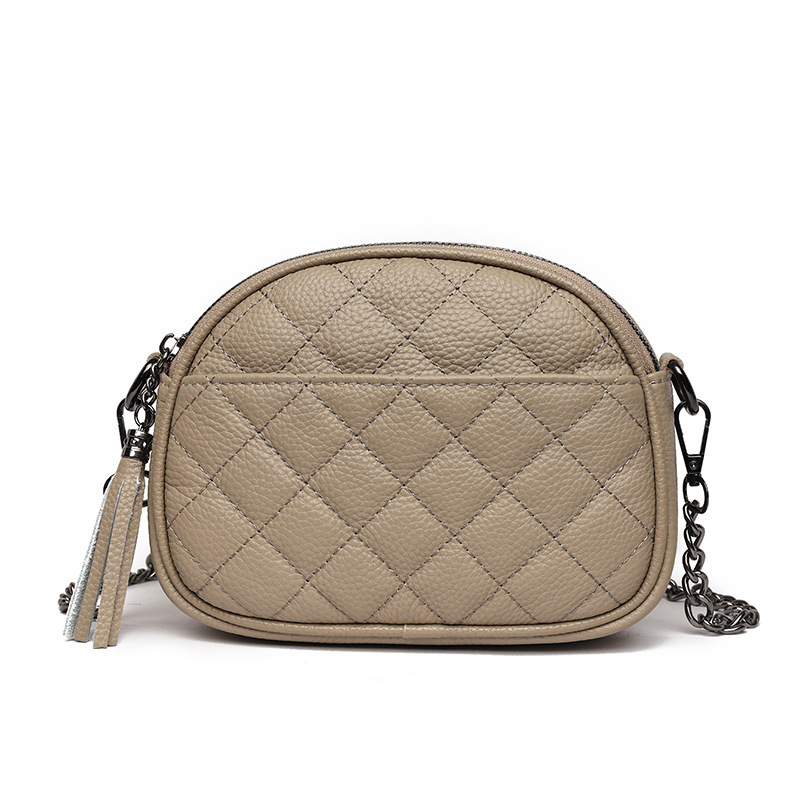 2023 New Trendy Leather Shoulder Bag with Quilted Design