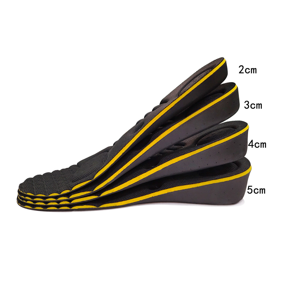 EVA Magnetic Height Increase Insoles for Sports (2-4cm)
