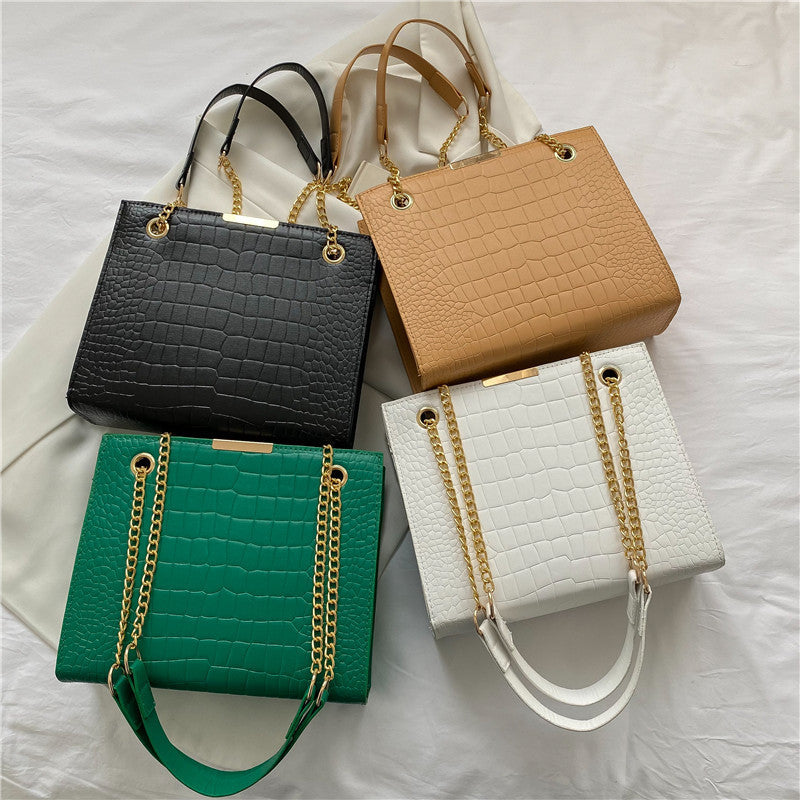 Trendy Women's Shoulder Bag with Chain - 2023 Collection