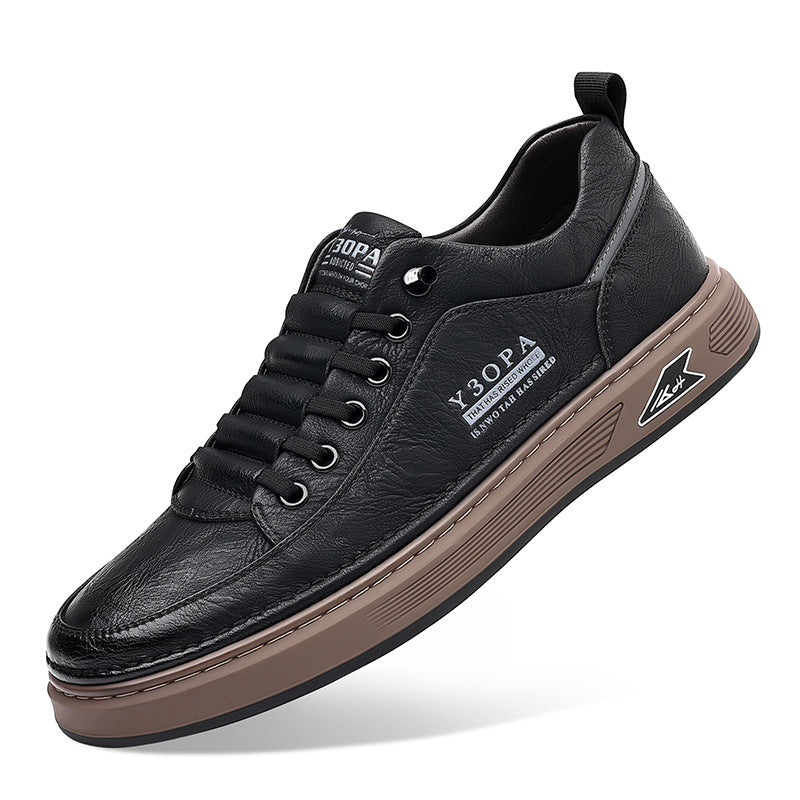2024 Men's Soft Leather Casual Shoes - Trendy Style
