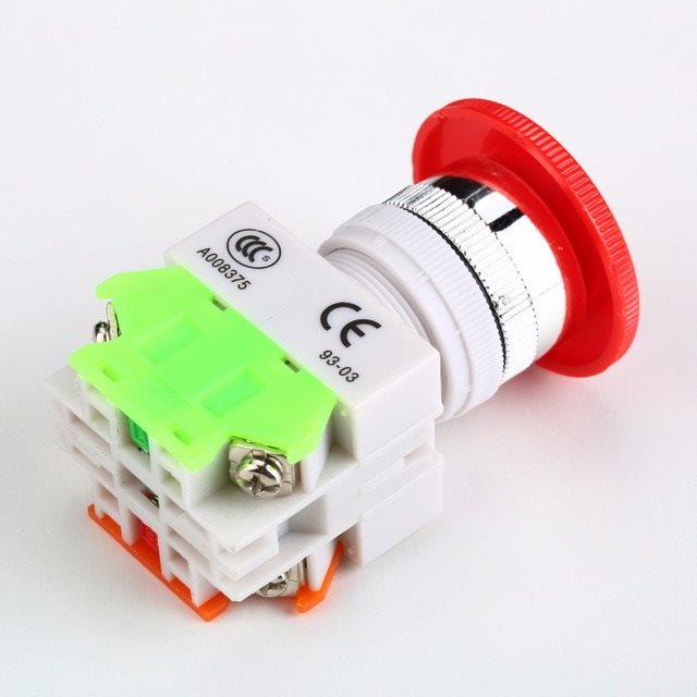 Stop Button with Opening