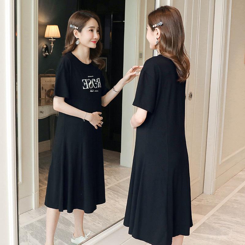 2020 Summer Korean Style Maternity Dress (Short Sleeve)