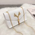 2023 Fashion Women's Small Tassel Shoulder Bag