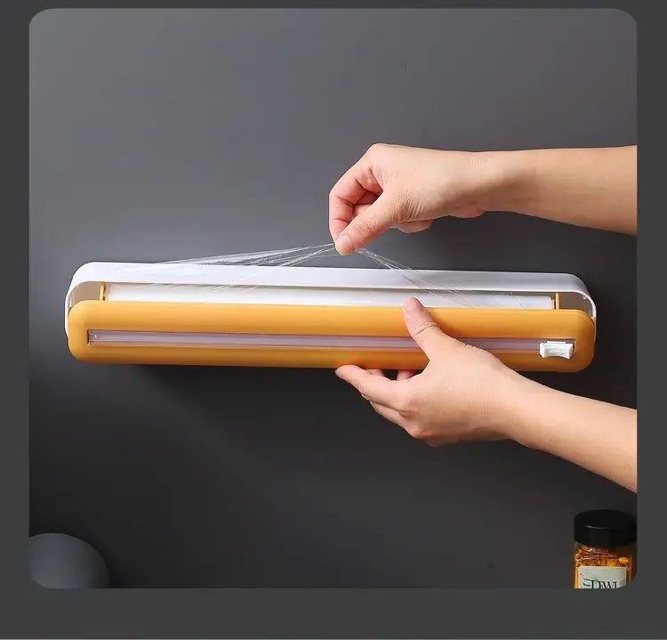 Magnetic Plastic Film Cutter for Kitchen Accessories