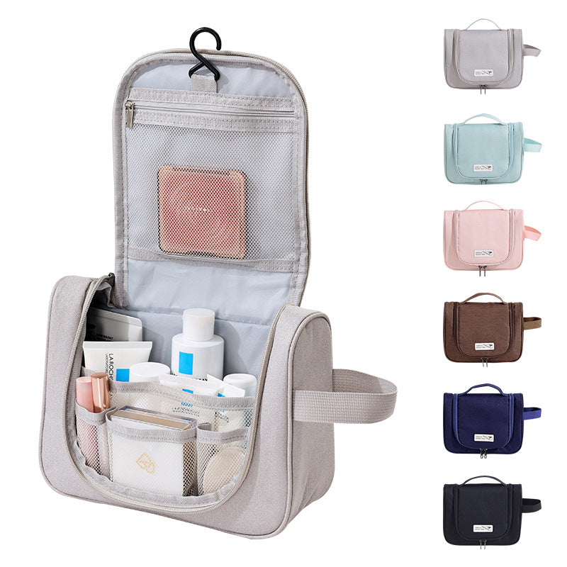 "New Travel Toiletry Bag with Large Capacity & Hook"