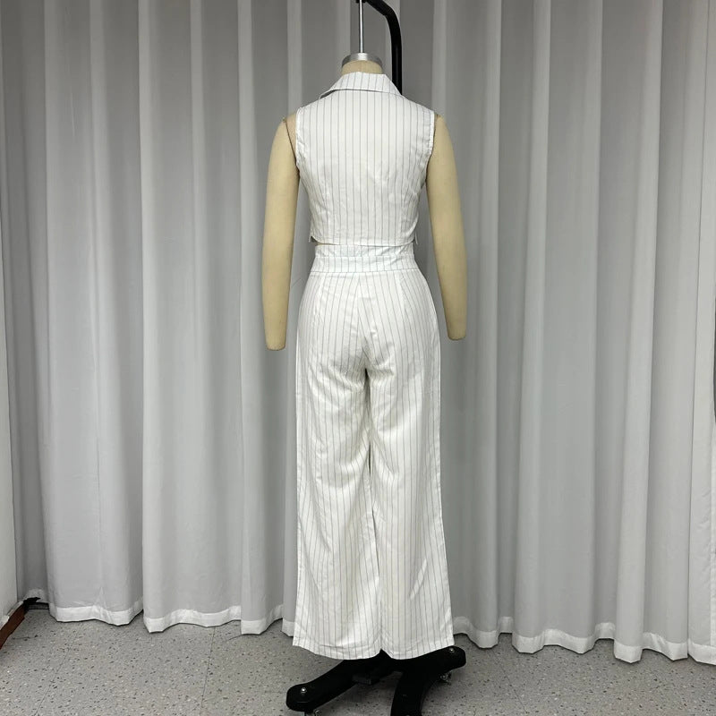 2023 Autumn New Women’s Cropped Blazer and Pants Set