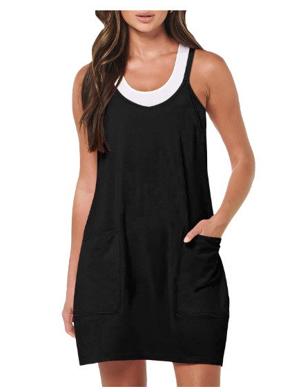 2023 Fashion Casual Two-Piece Dress with Pockets