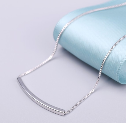 Silver Necklace Jewelry