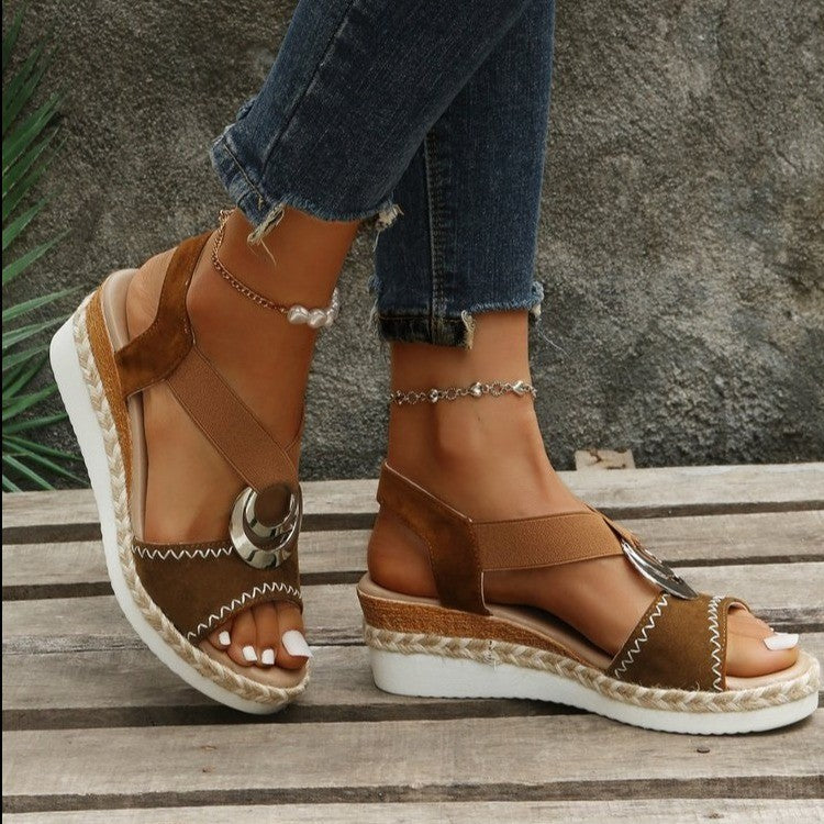 2022 Summer New Women's Wedge Sandals Size 42
