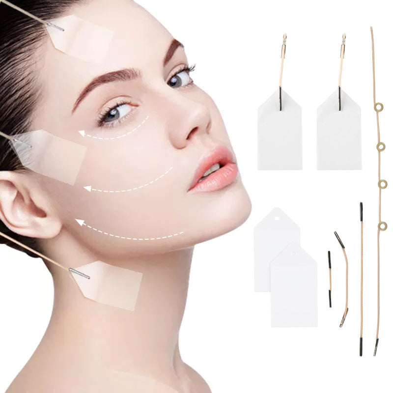 "Face Lifting Transparent Stickers for V-Shape"