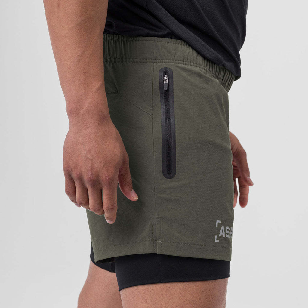 Men's Slim Fit Quick-Dry Nylon Running Shorts