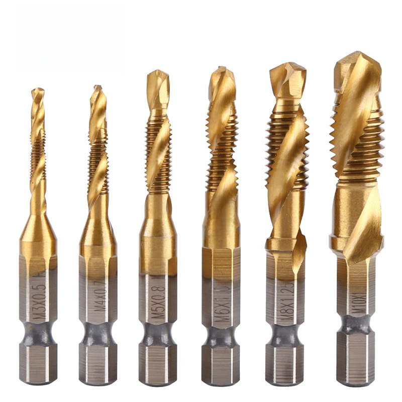 Hex Shank Tapping and Drilling Tool with Chamfer