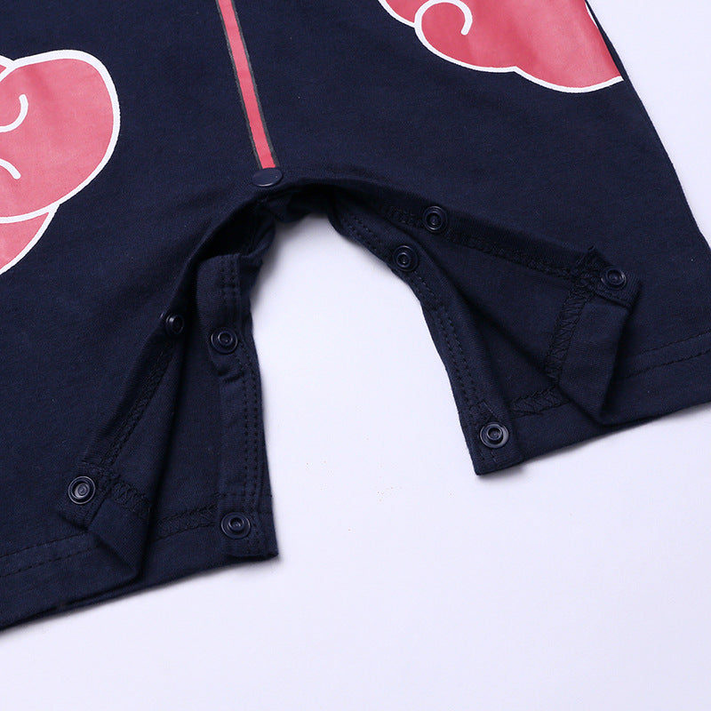 Summer Cartoon Anime Baby Boy Short Sleeve Romper