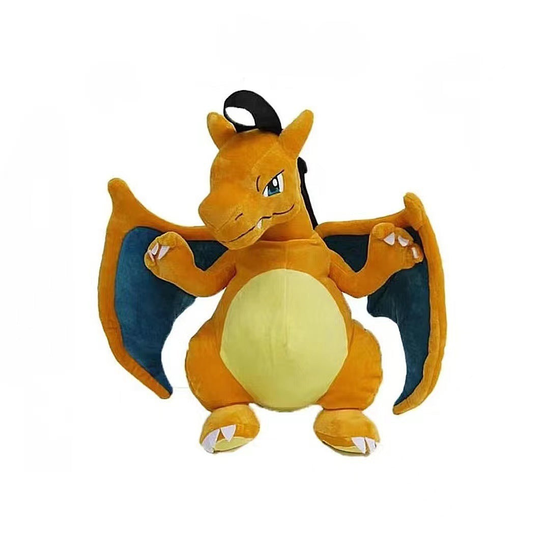 Large Plush Dragon Backpack for Students (Double Shoulder)