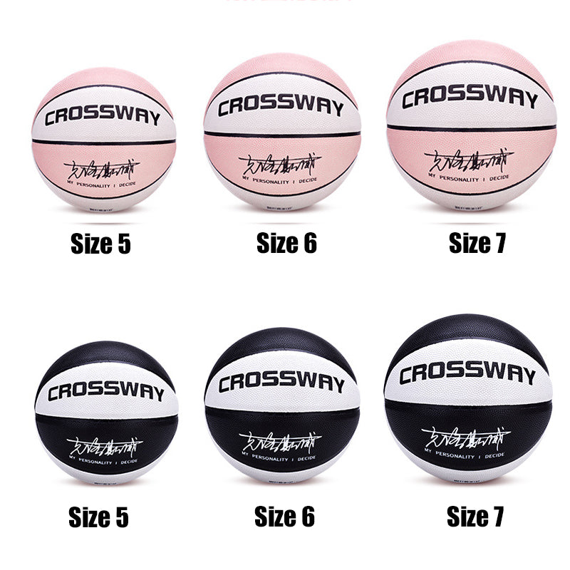 CROSSWAY High Quality PU Leather Basketball Size 7/6/5