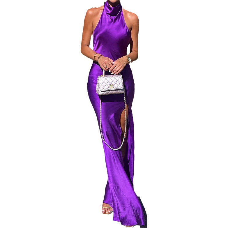 2023 Fashionable Women's Long Dress with Backless Design